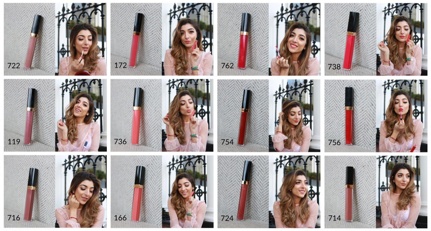 Chanel Coco gloss review swatches - Amelia Liana